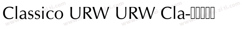 Classico URW URW Cla字体转换